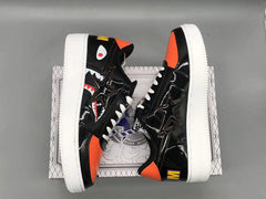 A Bathing Sta Low Mad Shark Black Orange