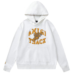 Wing Shoe Graphic Print Hoodies