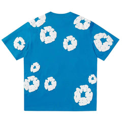 Men's Black T-shirt Blue
