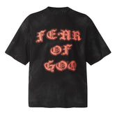 washed short-sleeves t-shirt
