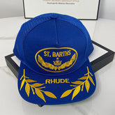 logo-embroidered trucker cap