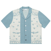 Banco Knit Shirt 'Stone Blue/Ivory'