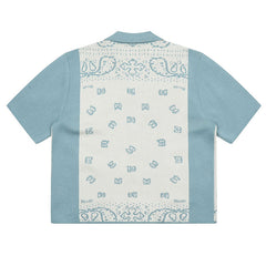 Banco Knit Shirt 'Stone Blue/Ivory'