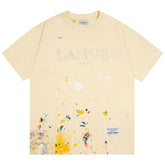 splash ink letters TEE