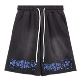 Letter Logo Printed Shorts