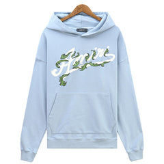 logo-embroidered cotton Hoodies