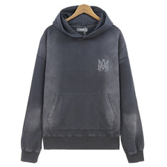 logo-embroidered cotton Hoodies
