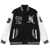 logo-appliqué Varsity Jacket