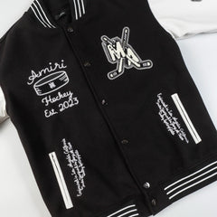 logo-appliqué Varsity Jacket