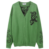 Logo-Intarsia Cotton-Blend Cardigan