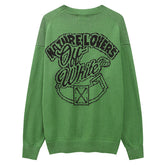 Logo-Intarsia Crewneck Jumper