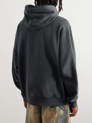 Logo-Print Cotton-Blend Jersey Hoodie