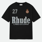 Men's Black Script Crest T-Shirt