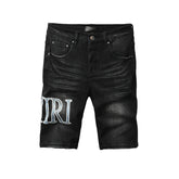 Denim shorts A6005