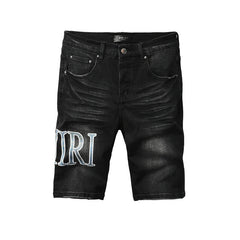 Denim shorts A6005