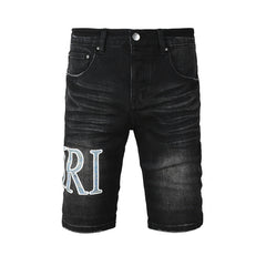 Denim shorts A6005