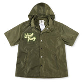 Embroidered Sporty Zipper Short-sleeved Jacket