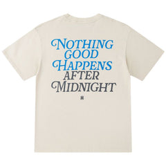 Nights Cotton Crewneck T-Shirts