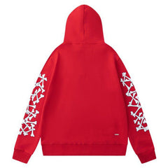 Stacked Bones Hoodies