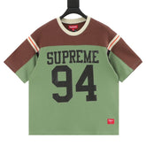 Split S/S Football Top