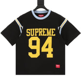 Split S/S Football Top