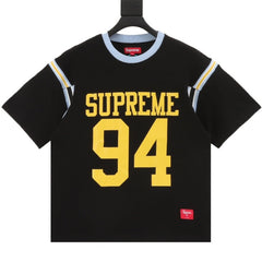 Split S/S Football Top