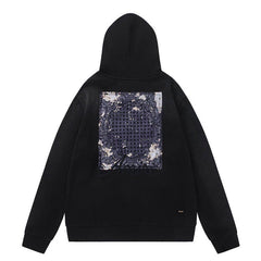 Bandana-Embellished Cotton Hoodies