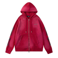 Rhinestone Pattern Letter Hoodie #7210