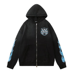 Eagle Pattern Letter Hoodie #7212