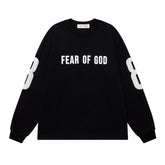 Print Letter Long-Sleeve T-Shirt #1935
