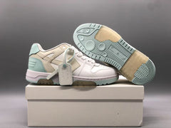 OFF-WHITE Out Of Office OOO 30 MM Low Tops White Light Blue