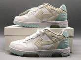 OFF-WHITE Out Of Office OOO 30 MM Low Tops White Light Blue