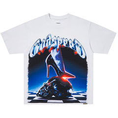 Graphic-Print Boxy-Fit T-Shirt