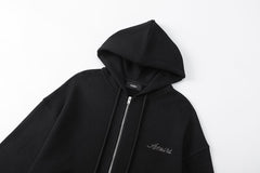 Relaxed Zip Up Hoodies