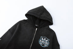 Detail Zip-up Hoodie