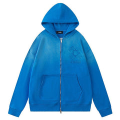 Detail Zip-up Hoodie