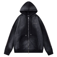 Detail Zip-up Hoodie