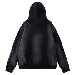 Detail Zip-up Hoodie