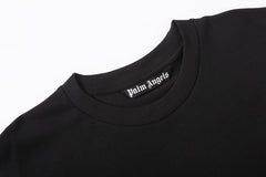 Flame-Print Crew-neck T-Shirt
