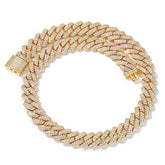 Men's Diamond-shaped Zircon Necklace #CHA013