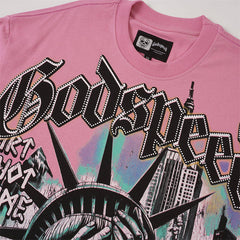 Statue Of Liberty Pattern T-shirt #G5176