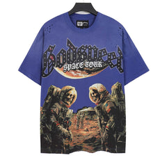 Skull Astronaut Pattern T-shirt #G5406/G6406