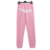 White Foam Printing Pant-Pink #8151