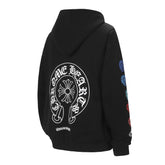 CH Letter Cross Pattern Hoodie #K19