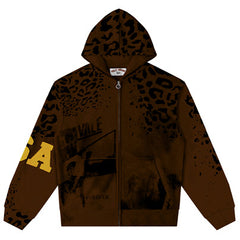 Letter Pattern Hoodie #V6076
