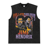 Singer Print Sleeveless T-Shirt Vest #V1300