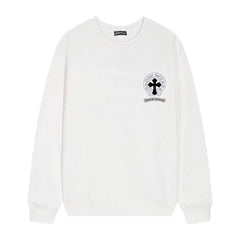 Letter Cross Pattern Sweatshirt #D40
