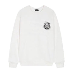 Letter Cross Pattern Sweatshirt #D38