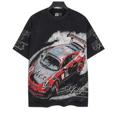 Racing Car Pattern T-shirt #G6221