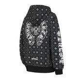 CH Letter Cross Pattern Hoodie #K35